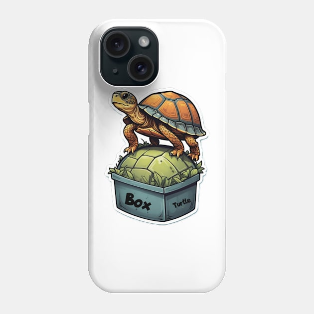 Box Turtle Phone Case by Forgotten Times