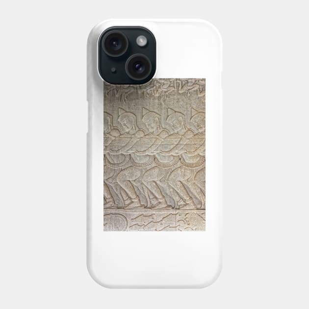 Bas Relief, Angkor Wat Phone Case by BrianPShaw