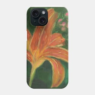 Orange Day Lily Phone Case