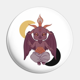 Baby’s First Baphomet (color) Pin