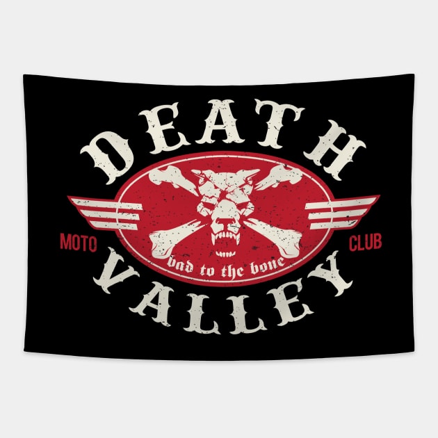 Death Valley Moto Club Tapestry by silvercloud