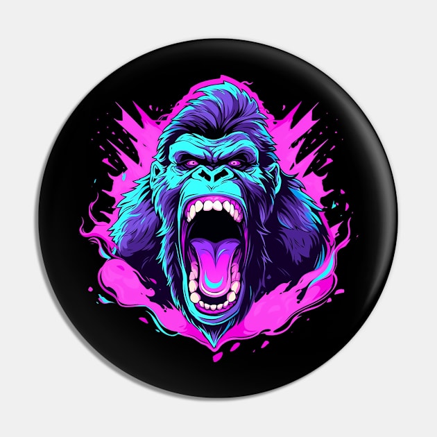 gorilla Pin by enzo studios