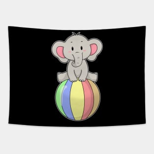 Elephant with Balloon Tapestry