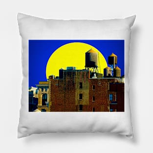 The Water Towers of Soho Pillow