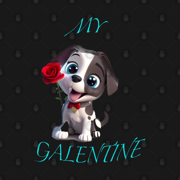 My cute Galentines puppy by sailorsam1805