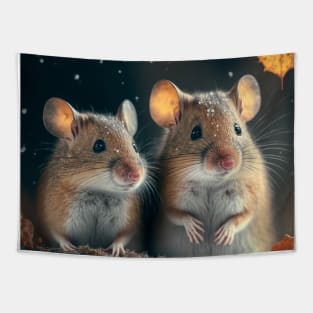 a Couple of cute mouses Tapestry