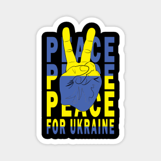 Peace For Ukraine Magnet