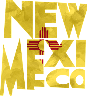 New Mexico Typo Map Magnet