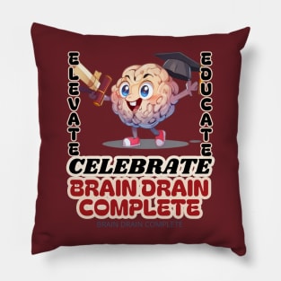 School's out, Elevate, Educate, Celebrate! Class of 2024, graduation gift, teacher gift, student gift. Pillow