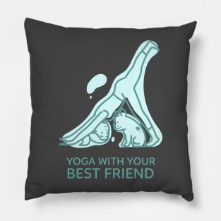 Yoga With Your Bestfriend Pillow