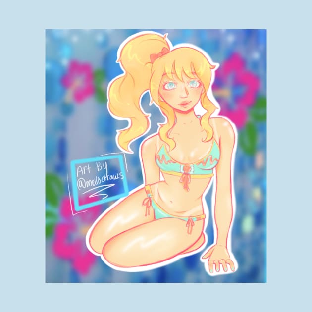 Beach Babe 2! by Mellodydraws >_<