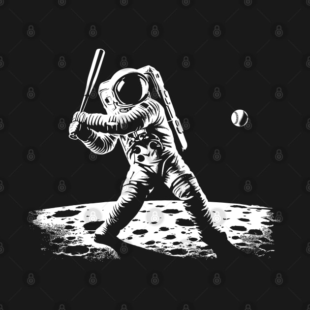 Baseball Novelty Astronaut Funny Baseball by KsuAnn