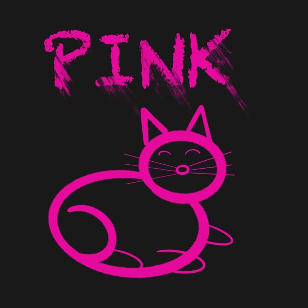 Cute pink cat by WelshDesigns