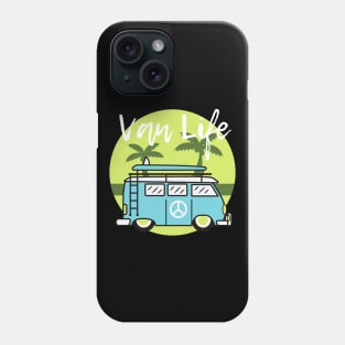 Van Life green design for van lifers and van enthusiasts Phone Case