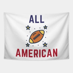 CW All American - Football Tapestry