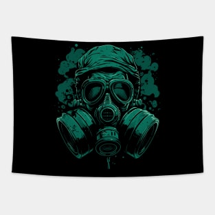 Gas mask Tapestry