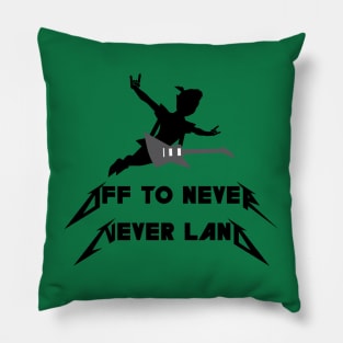 Off to Never Never Land Pillow