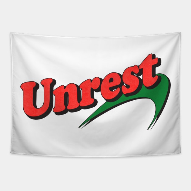 Unrest / 90s Style Original Fan Artwork Tapestry by DankFutura