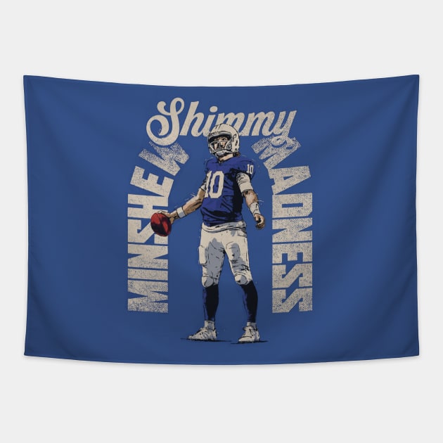 Gardner Minshew II Indianapolis Shimmy Madness Tapestry by ClarityMacaws