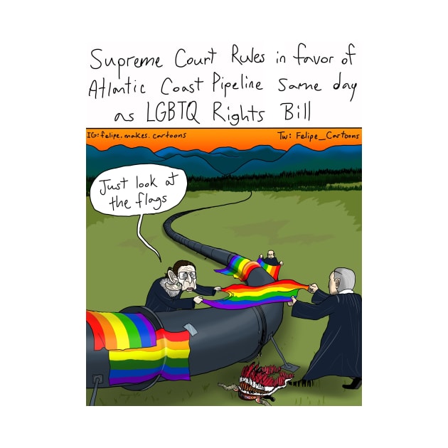 US Supreme Court Pipeline by Felipe.Makes.Cartoons