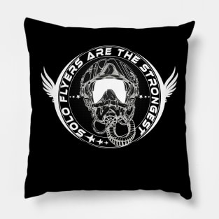 fighterjet pilot helmet Sticker Pillow