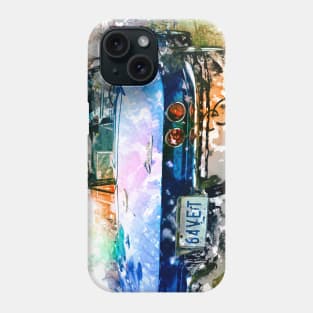 Corvette 1964 - Watercolour Phone Case