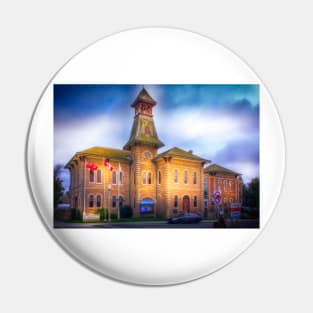 Shelburne Town Hall Pin