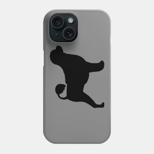 Portuguese Water Dog Silhouette Phone Case by Coffee Squirrel