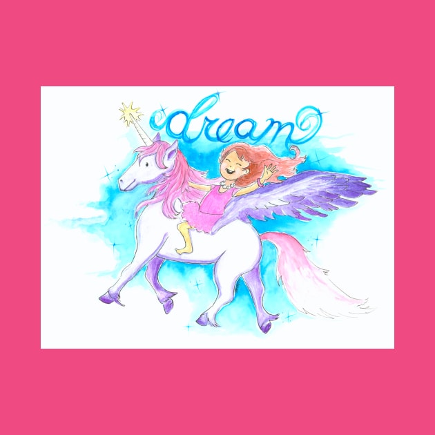 Dream Unicorn Pegasus by StephaniePerryArt