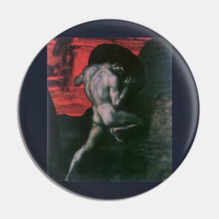 Sisyphus - Franz von Stuck Pin