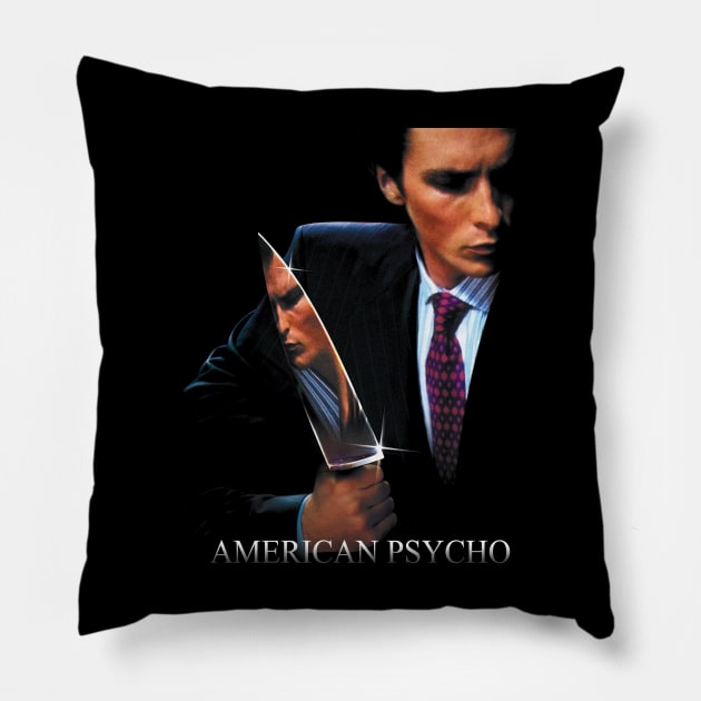 American Psycho Movie Pillow by Visionary Canvas