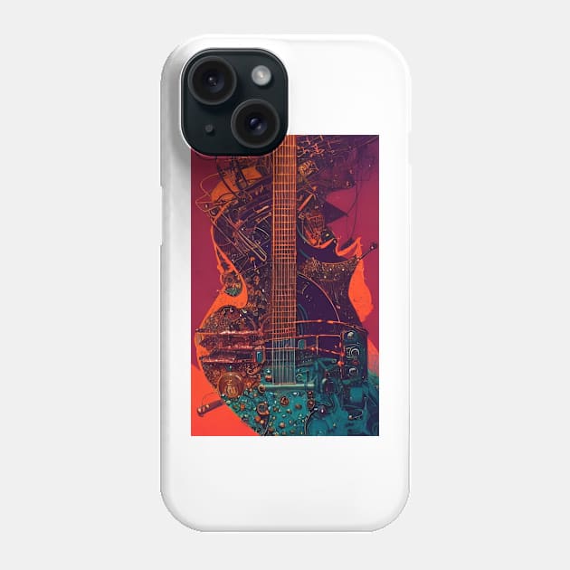 Guitar Under Construction Phone Case by BryanWhipple