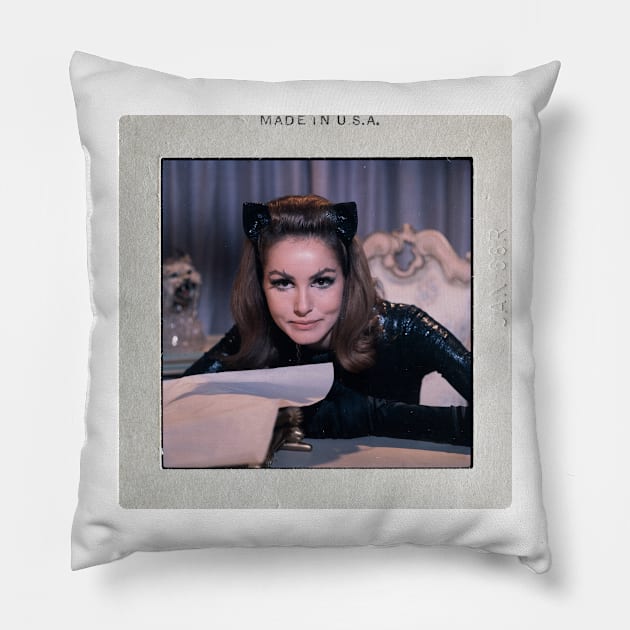 Julie Newmar (1968) Pillow by Scum & Villainy