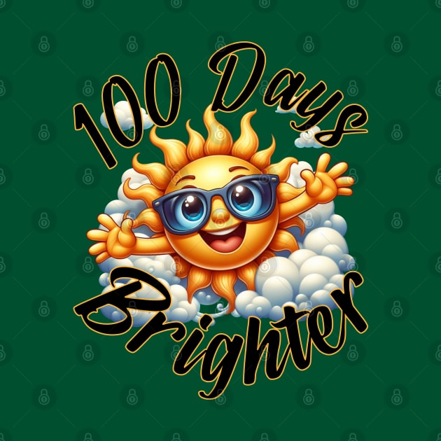 100 Days Brighter - School Milestone Celebration by Amanda Lucas