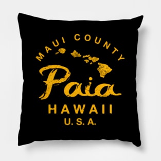 Hawaii Paia Maui Hawaiian Islands Pillow