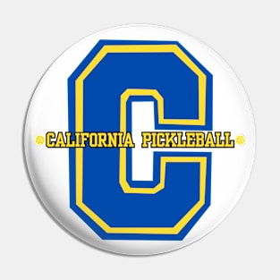 California Varsity Pickleball Logo Wear Pin