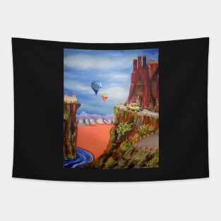 New Mexico Mountain Drive Tapestry