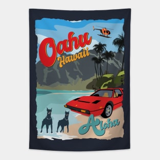 Oahu Hawaii Tapestry