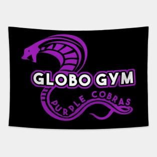 Globo Gym Purple Cobras Globo Gym Funny Geek Nerd Tapestry