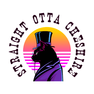 Elegant Cat - Straight Otta Cheshire T-Shirt