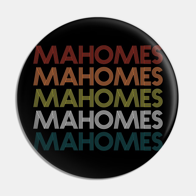 Mahomes Vintage Retro Pin by S-Log