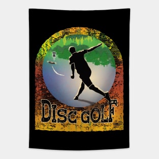 Disc Golf Player Tapestry