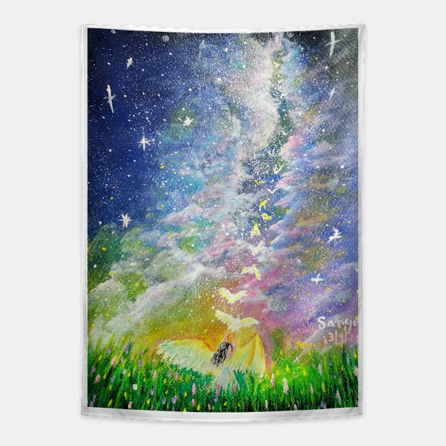 Letting go Tapestry by Sangeetacs