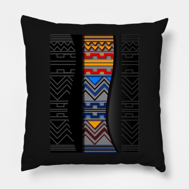 Patterned Pillow by Alazar4