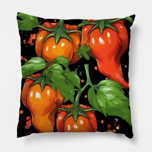 Habanero Peppers Pillow