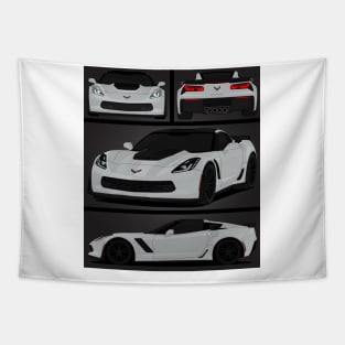 Z06 SILVER Tapestry