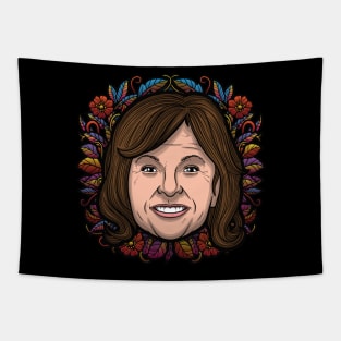 Roseanne Barr (Flowered) Tapestry