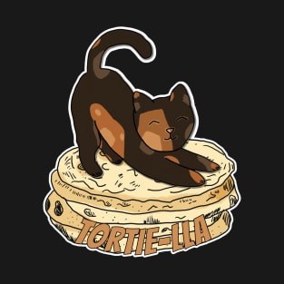 Tortie Pun: Tortilla T-Shirt