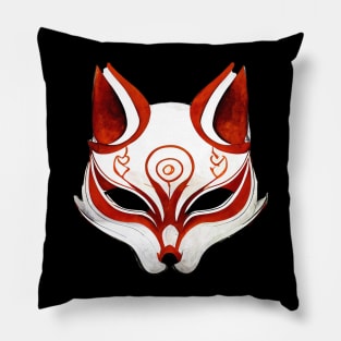 Kitsune fox mask Pillow