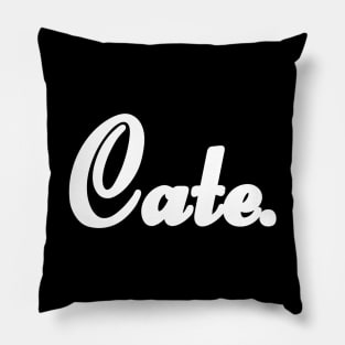 Name Cate Pillow